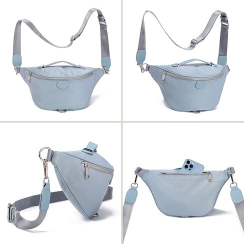 حقائب فاني للنساء من INICAT، حقائب خصر عصرية، حقيبة كروس بوم مع حزام قابل للتعديل للسفر الرياضي in Kuwait