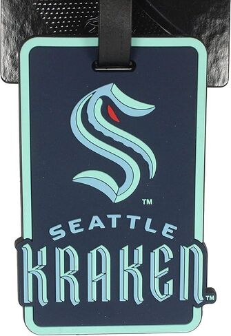Aminco NHL Seattle Kraken NHL Seattle Kraken Soft Bag Tag, Team Color, One Size in Saudi Arabia