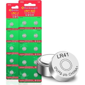 LR41 Alkaline Battery AG3 392 384 192 Battery 1.5V Button Coin Cell Batteries 20 Pack in Kuwait