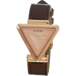 GUESS Ladies 34mm Watch - Two-Tone Strap Rose Gold Dial Rose Gold Tone Case