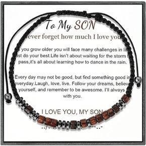 Morse Code Bracelets for Men Women Mothers Day Birthday Christmas Gifts
