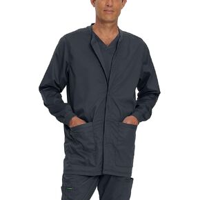 Landau Relaxed Fit 5-Pocket 3-Button Consultation Scrub Jacket for Men 3224 in Saudi Arabia