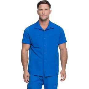 Dickies Dynamix Scrubs for Men, Button Front Collar Shirt with Four-Way Stretch and Moisture Wicking DK820 in Saudi Arabia