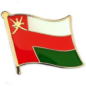 Oman National Flag International Travel Small Pins Enamel Made Metal Souvenir for Hat Clothes Backpack
