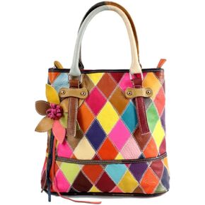 Handbags for Women Genuine Leather Tote Bags Satchel Handbag Purses Shoulder Bag Crossbody Bag 3D Flower Totes