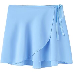 HiDance Girls Women Ballet Skirt Dance Wrap Skirt Chiffon Sheer Adjustable Skirt Ballerina Dance Clothes