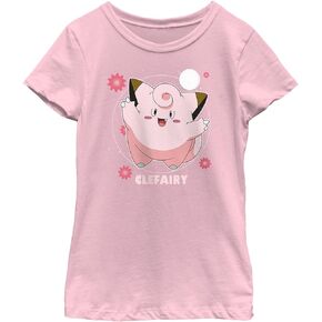 Fifth Sun Pokemon Cefairy Fairy Dance Girls Short Sleeve Tee Shirt