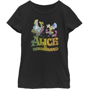 Disney Alice in Wonderland Mad Tea Party Movie Poster Girls Standard T-Shirt