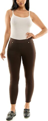 Zac & Rachel Women's Pull on Ankle Pant with Pocket Studs in Saudi Arabia
