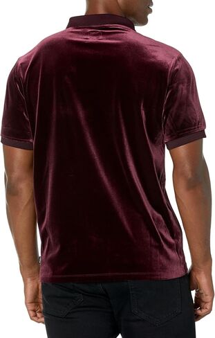 GUESS Men's Short Sleeve Rio Liquid Velvet Polo in Saudi Arabia