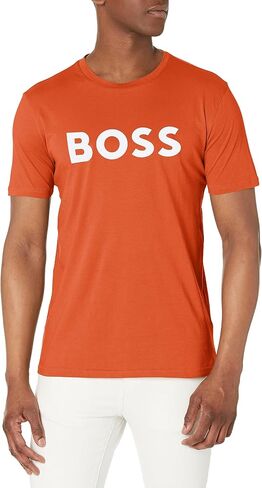 BOSS Men's Big Logo Cotton Jersey T Shirt in Saudi Arabia