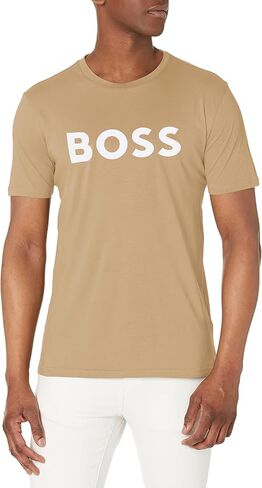 BOSS Men's Big Logo Cotton Jersey T Shirt in Saudi Arabia