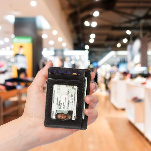 محافظ جلدية إيطالية للرجال من Tony Perotti - محفظة RFID رفيعة للغاية للرجال - محفظة نحيفة للرجال مع نافذة لبطاقة الهوية - محفظة جلدية مدبوغة بالكامل صديقة للبيئة مصنوعة في إيطاليا in Kuwait