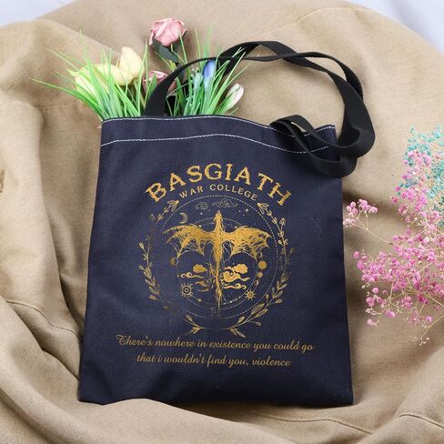 Lywjyb Birdgot Romantasy Fantasy Novel القارئ هدية Basgiath War College حمل حقيبة Bookish هدية للرجال والنساء in Kuwait