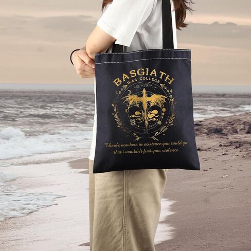 Lywjyb Birdgot Romantasy Fantasy Novel القارئ هدية Basgiath War College حمل حقيبة Bookish هدية للرجال والنساء in Kuwait