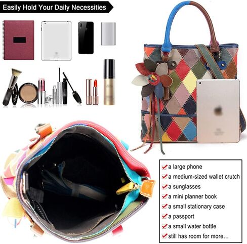 حقائب يد للنساء جلد طبيعي حمل الحقائب حقيبة يد المحافظ حقيبة كتف حقيبة كروسبودي ثلاثية الأبعاد زهرة حقائب اليد in Kuwait