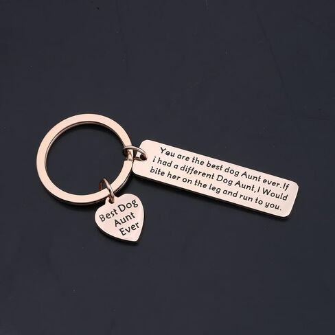 ENSIANTH Dog Aunt Gift Best Dog Aunt Ever Keychain Special Aunt Gift Dog Lover Gift in Saudi Arabia