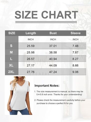 Women's Cold Shoulder T Shirts V Neck Short Sleeve Tunics Casual Loose Fit Summer Tops 2024 Trendy Blouse in Saudi Arabia