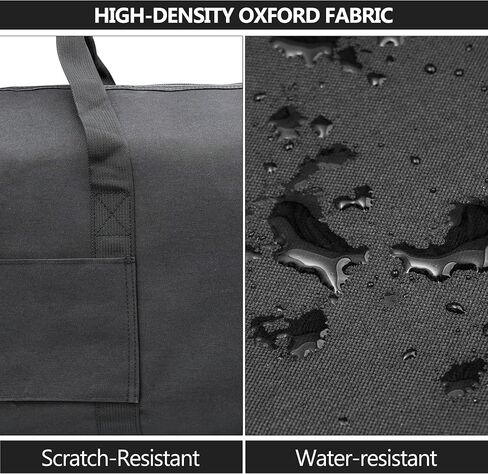 Kalawen Garment Bags for Travel, Superior Oxford Fabric Garment Duffle Bags for Travel Waterproof Men Women, 2 in 1 Hanging Dress Suitcase Suit Travel Bags Black in Saudi Arabia