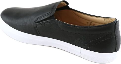 Marc Joseph New York Womens Casual Comfortable Genuine Leather Lightweight Low Top Fashion Slip-On Walking Sneaker Flat Shoes in Saudi Arabia