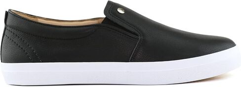 Marc Joseph New York Womens Casual Comfortable Genuine Leather Lightweight Low Top Fashion Slip-On Walking Sneaker Flat Shoes in Saudi Arabia
