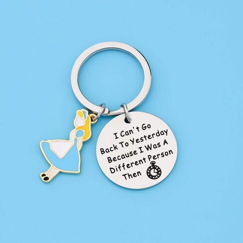 FOTAP Alice Inspire Gift Mad Hatter Jewelry Movie Inspire Gift (person keychain) in Saudi Arabia