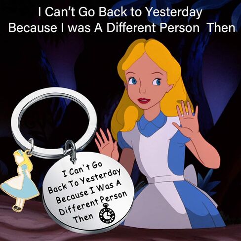 FOTAP Alice Inspire Gift Mad Hatter Jewelry Movie Inspire Gift (person keychain) in Saudi Arabia