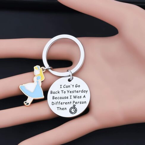 FOTAP Alice Inspire Gift Mad Hatter Jewelry Movie Inspire Gift (person keychain) in Saudi Arabia