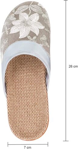 Women's Chinese Mesh Slippers Summer Chinese Floral Mesh Sandals Slides Medium Width Lightweight House Slippers in Kuwait