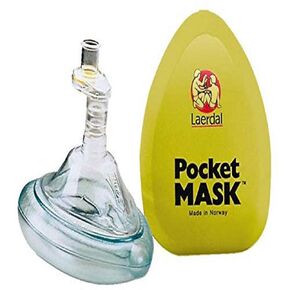 Laerdral 82001933 Pocket Basic Mask with Yellow Hard Plastic Case
