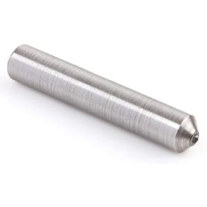 Trolleyshop 1pc Silver 9.4 x 49mm/3/8" x 2" (D 3/8-Inch x H 2-Inch) Round Diamond Pen Dresser Grinder Shank Grinding Wheel Single Point Abrasive Tool