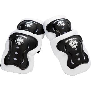 Strider Elbow & Knee Pads, Black - Easy to Attach - Durable & Washable - For Kids 18 Months to 5 Years Old