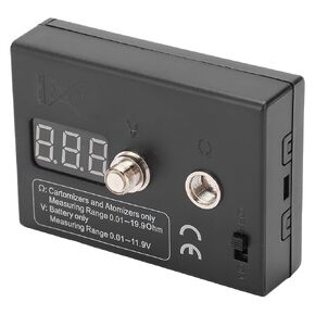 Coil Resistance Tester, Easy Operation ABS Digital Display Wire OHM Meter for DIY