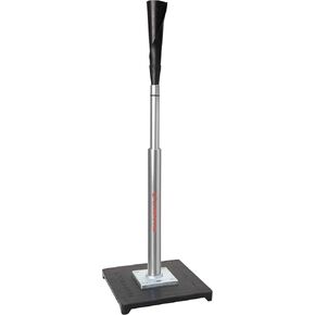 Champro Brute 2 Batting Tee with Ultra-Flexible Rubber Top and Weighted Base: Professional Grade Adjustable Batting Tee for Baseball and Softball
