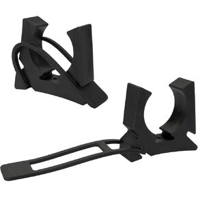 Boat Hook Holder Clips Replacement for SOF-LOC Gaff Hook Holder with Rubber Spring Strap, Marine Holder Fits for Boat Hook, Paddle Holder, Oar Mounts, Boat Net, Gaff, Push Pole, Anchor Pole, 2 Pack.