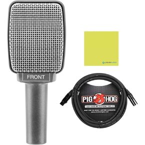 السائل الصوت Sennheiser E 609 الفضة Supercardioid الديناميكي الغيتار حزمة ميكروفون ث/خنزير خنزير PHM10 8 مللي متر Mic كابل تلميع القماش in Kuwait