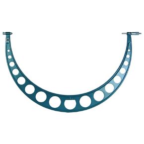 Mitutoyo 104-152 Outside Micrometer, Interchangeable Anvils, Ratchet Stop, 12-16" Range, 0.001" Graduation, +/-0.00037" Accuracy, 4 Anvils, 4 Standards