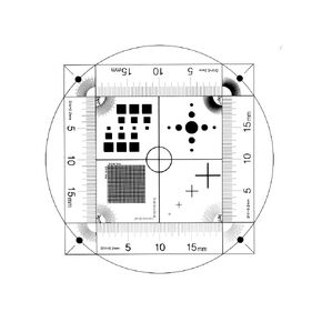Multifunction Microscope Micrometer Calibration Ruler Slide, Micrometer Measuring Film Ruler,(Dot, Cross Line, Square, Net Grid Checkerboard)