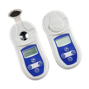 Digital Brix Refractometer Sugar Juice Honey Beer Brix Refractometer Cutting Fluid Sugar Testing Meter Range 0-53%