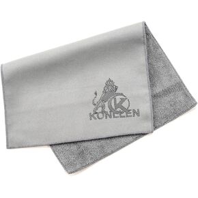 KONLLEN Billiards Billiard cue Towel - 100% Cotton Black 8-Ball Pool Cue Clean Towel Maintenance Accessories Cleaning Set Shaft Wax + Cleaning Powder + Towel + Sponge