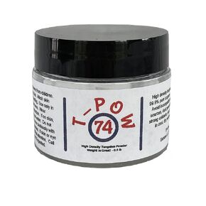 Tungsten Powder, High Density, Over 99.9% Purity, 1.0 lb