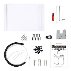 FLASHFORGE Adventurer 5M 3D Printer Enclosure Kit, Noise Reduction and Odor-Free, DIY The Enclosure Unlock More Filaments Require High Temperature Like ABS, ASA