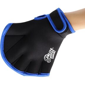Sunlite Sports High-Density EVA-Foam Dumbbell Set, Water Weight, Soft Padded, Water Aerobics, Aqua Therapy, Pool Fitness, Water Exercise (Swim Gloves Pair)