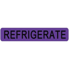 Refrigerate Medical Labels,1.7"x 0.4" Medicine Labels Refrigerate Food Service Pharmacy Stickers Veterinary Labels Keep Refrigerated Food Packaging Stickers Drug Stores Warning Labels,500 Pcs