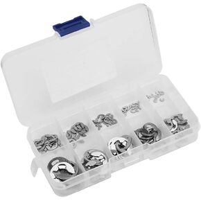 Retaining Ring, E-Clip, Circlips Snap Ring Assortment, Circlip Assortment for Home for Shop
