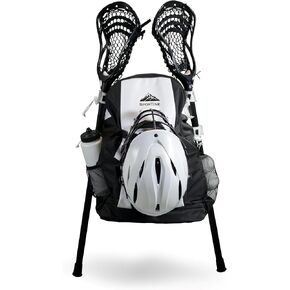 Extra Large Lacrosse Backpack, Shoe Compartment and Two Lax Stick Holders, Holds All Field Hockey or Lacrosse Equipment, Multifunctional Sports Lacrosse Backpack Waterproof Bag for Adults