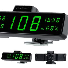 C3020 Universal HUD Head Up Display GPS Digital Speedometer with humidity detector, MPH Over Speed Warning, Works for cars & other vehicles