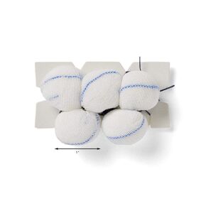 Medline MDS78914 Sponge, Tonsil, Double Strong, X-ray, Medium, 1, Stroll (Pack of 100)