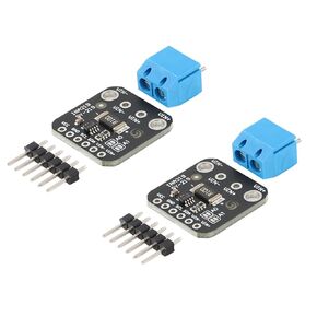 INA219 I2C Bi-Directional 2pcs DC Current Power Supply Sensor High Precision Module for Zero Drift/Bidirectional Current/Power Monitoring