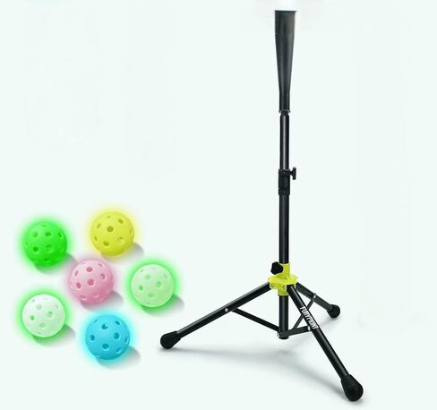 Baseball Softball Batting Tee,Adjustable Teeball Tee for Kids with Bonus Plastic Training Balls in Saudi Arabia